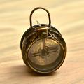 Engraved Solid Brass Copper Finish Measuring Tape With Compass Engraved Solid Brass Copper Finish Measuring Tape With Compass