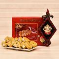 Diamond Shape Ganesha Wall Hanging w/ Yummy Batisa Slice Diamond Shape Ganesha Wall Hanging w/ Yummy Batisa Slice