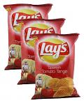 Lay's Potato Chips, Spanish Tomato Tango, 52 grams - India. Pack of 3. Veg