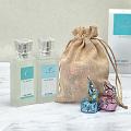 Set of 2 Fragrances with Handmade Chocolates in Potli Set of 2 Fragrances with Handmade Chocolates in Potli