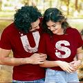 US Printed Couple T-shirts US Printed Couple T-shirts