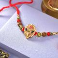 Peepal Patta Ganesha Rakhi