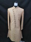  RAW SILK GOLD INDO SHERWANI WITH PAJAMA PANTS 40"