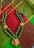 Hand made Ganesha pendant clay jewelry