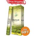Flute Brand Hexa - Patchouli - 20 Sticks/Hexa Pack - 6 Packs/Box