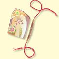 Wooden Rudraksha Rakhi With Handcrafted Ornaments + Roli & Chaval