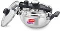 Prestige Svachh Clip-on 3.5 Litre Stainless Steel Pressure Kadai