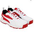 PUMA CRICKET CLASSICAT SHOES WHITE/GREY DOWN/RED BLAST PUMA CRICKET CLASSICAT SHOES WHITE/GREY DOWN/RED BLAST