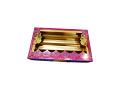 Fancy Traditional Pink Gold Design Sweet Box - (1 kg)