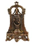 Black Metal Antique Wall Hanging of Tirupati Balaji (Venkateshwara) - 16.25 Black Metal Antique Wall Hanging of Tirupati Balaji (Venkateshwara) - 16.25