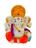 Beautiful n Colorful Fiber Very Small Ganesh Statue - 3.5" # 7 Beautiful n Colorful Fiber Very Small Ganesh Statue - 3.5" # 7