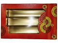 Fancy Traditional Red & Yellow Design Sweet Box - (500 gms)