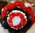 Women Bridal Gajra / Juda with Floral Design Women Bridal Gajra / Juda with Floral Design