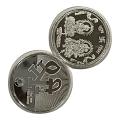 Ganesha Lakshmi Ji Pure Silver (999) 10g Coin Ganesha Lakshmi Ji Pure Silver (999) 10g Coin