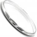 925 Solid Sterling Silver Hallmarked Punjabi Sikh Men Kada - (Design #03)