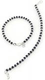 925 Sterling Silver New Born / Toddler Kids Black Beads Najariya - Style#05 925 Sterling Silver New Born / Toddler Kids Black Beads Najariya - Style#05