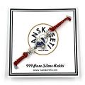 999 Pure Silver Ganesha Rakhi #07 999 Pure Silver Ganesha Rakhi #07