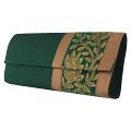 Handmade Womens Green Clutch Purse Evening Bag 