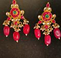 Pachi Kundan Pure 22K Gold Coating Earrings Pachi Kundan Pure 22K Gold Coating Earrings