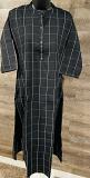 Black Check Print Party Wear Pure Designer Khadi Cotton Kurti (XL) Black Check Print Party Wear Pure Designer Khadi Cotton Kurti (XL)