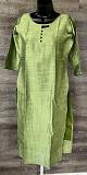 Party Wear Pure Designer Khadi Cotton Kurti Tunic (S) Party Wear Pure Designer Khadi Cotton Kurti Tunic (S)