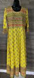 Pure Bandhani Rayon Kurti with Embroidery 