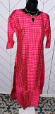Elegant Design Pure Cotton Kurti with 3/4 Sleeves (Size :XS)