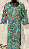 Pure Hand Block Print Indian Ethnic Kurti