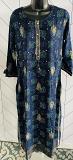 Designer Muslin Long Top with Mirror Work