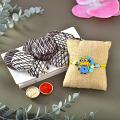 Minion Rakhi with Chocolate Cookie Hamper