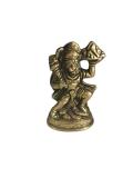 Brass Statue of Hanumanji with Pahad in Hand
