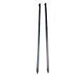 Stainless Steel BBQ Kabob Skewers – Flat Design (1 Pc) Stainless Steel BBQ Kabob Skewers – Flat Design (1 Pc)