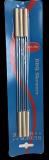 BBQ Skewers / Kebab Sticks W/ Wood Handle 6 Pcs - 15.5"