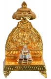 Sri Yantra Symbol With Decorative Puja Chowki 8.5 Inches