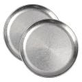 Large Stainless Steel Ribit Thali (Round) 12"