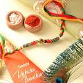 Swastik Beaded Rakhi