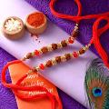 Rudraksha-Studded Rakhi – Pack of 2