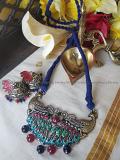 Blue thread jewelry-Peacock pendant-Indian jewelry-Dori Necklace-Mayuri