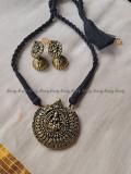 Grand Antique Gold long Mahalakshmi Terracotta-dori jewelry