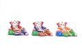 HAND PAINTED MEENAKARI METAL GANESHA 2" (Each)  