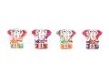 HAND PAINTED MEENAKARI METAL MINI GANESHA 1" (Each)