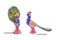 HANDPAINTED MEENAKARI METAL MINI PEACOCK HANDPAINTED MEENAKARI METAL MINI PEACOCK