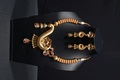 Antique Classic Necklace with matte gold plating