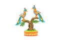 Hand Made Wood Tree With Peacock From Orissa