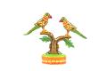 Hand Made Wood Tree With Parrot From Orissa 