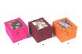 Kalamkari Silk Jewelry 4" Box With Partition