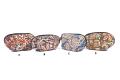 Ethnic Cosmetic Kalamkari Pouch In Boat Shape Ethnic Cosmetic Kalamkari Pouch In Boat Shape