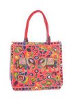 Handmade Trendy Kutch Embroidered Totes Red Handmade Trendy Kutch Embroidered Totes Red