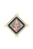 Terracotta Wood Frame - Buddha 11.5"