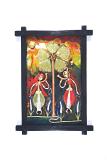 Trendy Mural Frame - Couple In Festive Mood 